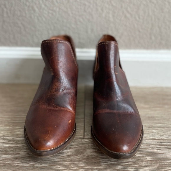 Steve Madden Brown Austin distressed leather booties - Picture 6 of 6